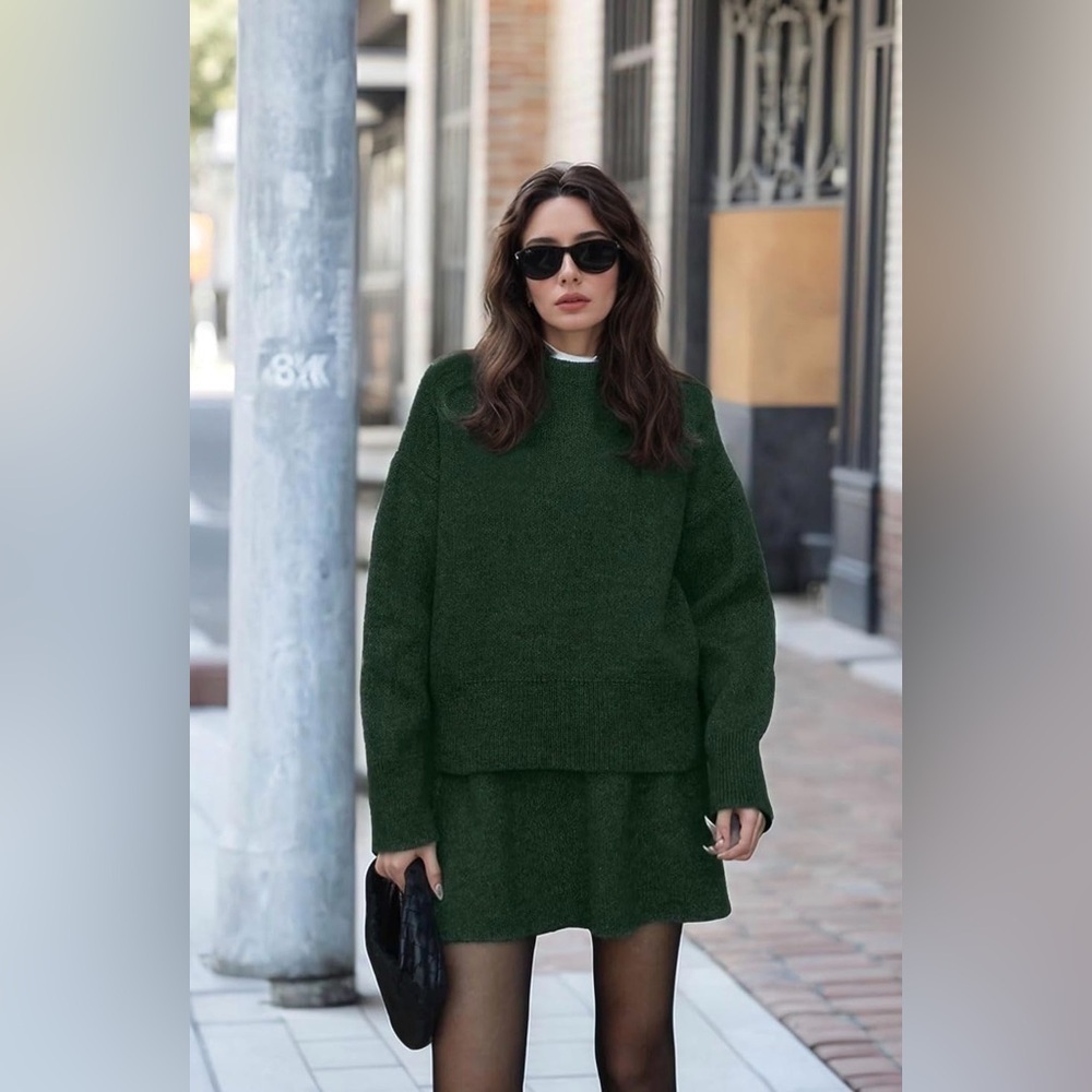NWT CHARTOU Sweater Skirt Set